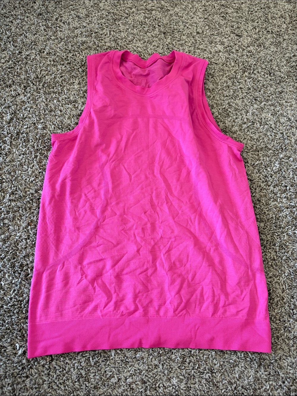 lululemon athletica Hot Pink Sleeveless Tank Top